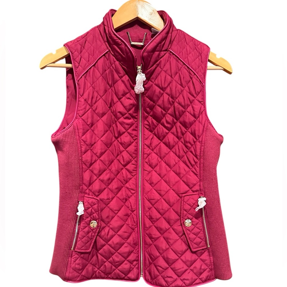 🎉HOST PICK!🎉 NWT Chico’s Rib Trim Quilted Vest